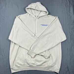 Mac Miller Swimming In Circles Hoodie Mens Medium Beige Graphic Yin Yang